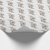 ゴブルゴブルターキーラッピング紙 ラッピングペーパー (角)