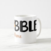 ゴブルパーソナライズされた コーヒーマグカップ (正面右)