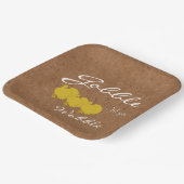 ゴブル アンド ウォブル ラスティック サンクスギビング パーティー ペーパープレート (傾斜あり)