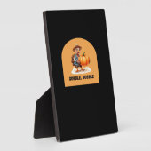 ゴブル、ゴブル感謝祭トルコとカボチャCl フォトプラーク (側面)