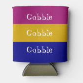 ゴブル、ゴブル、ゴブル感謝祭クーラーボックス 缶クーラー (正面)