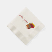 ゴブル、ゴブル 縁ありカクテルナプキン (角)