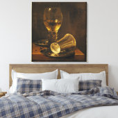 ゴブレットを持つ静物詩， 1653 キャンバスプリント (インサイチュ (寝室))