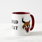 ゴボゴボするカラカル悪猫 マグカップ (正面右)