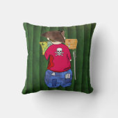 ゴマの場所のGrayden クッション (裏面)