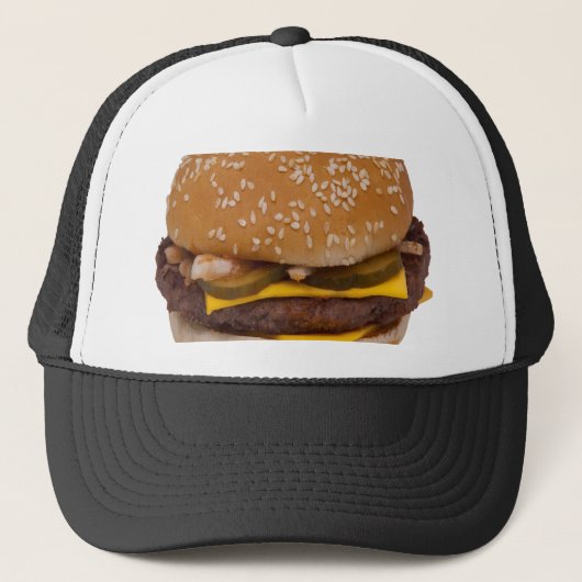 ゴマシードパンのチーズバーガー キャップ (正面)