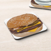 ゴマシードパンのチーズバーガー コースター (左側)