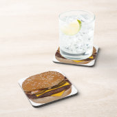 ゴマシードパンのチーズバーガー コースター (右側)
