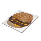 ゴマシードパンのチーズバーガー タイル (側面)