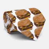 ゴマシードパンのチーズバーガー ネクタイ (ロール)