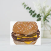 ゴマシードパンのチーズバーガー ポストカード (スタンド正面)