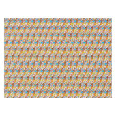 ゴマストリートパルのドードレーパターン テーブルクロス (正面(横))