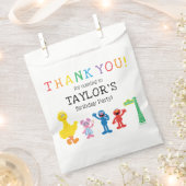 ゴマストリートパルスチョークボードレインボー誕生日 フェイバーバッグ (クリップ留めされた状態)