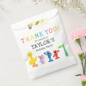 ゴマストリートパルスチョークボードレインボー誕生日 フェイバーバッグ (封をした状態)