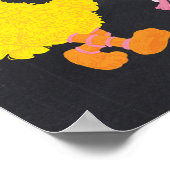 ゴマストリートパルスチョークボード |カードとギフト ポスター (角)