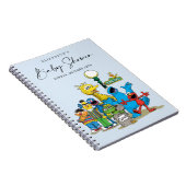 ゴマストリートパルベビーシャワーゲスト&ギフトリスト ノートブック (右側)