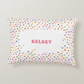 ゴマストリートパルレインボーアクセント枕 アクセントクッション (裏面)