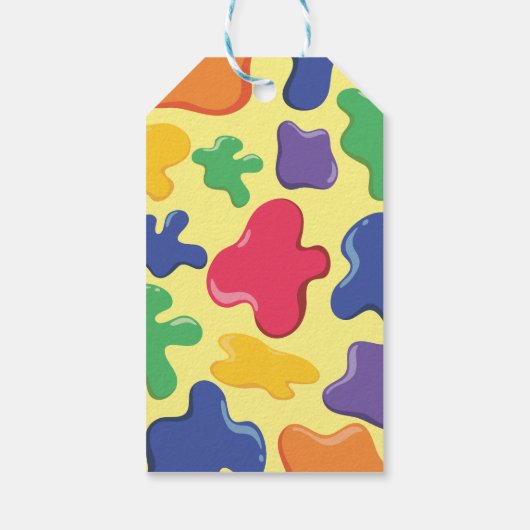 ゴマストリートパルレインボーアートパーティーありがとう ギフトタグ (裏面)