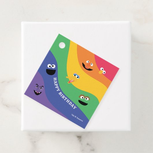 ゴマストリートパルレインボーメッセージカード フェイバータグ (インサイチュ)