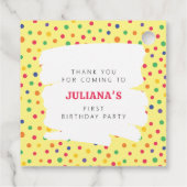 ゴマストリートパルレインボーメッセージカード フェイバータグ (裏面)