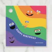 ゴマストリートパルレインボーメッセージカード フェイバータグ (正面)