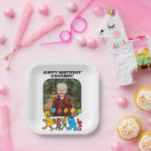 ゴマストリートパル |パーティーバルーン紙プレート ペーパープレート (パーティー)