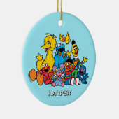 ゴマストリートパル | 名カスタマイズ前と写真 セラミックオーナメント (右)