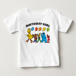 ゴマストリートパル |誕生日ガール誕生日 ベビーTシャツ