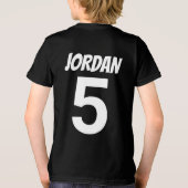 ゴマストリートパル |誕生日ボーイ – 名前と年齢 トライブレンドTシャツ (裏面)