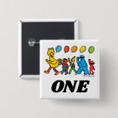 ゴマストリートパル | 1st誕生日バルーン 缶バッジ (正面&裏面)