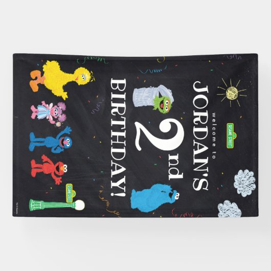 ゴマストリートパル | 2nd誕生日へようこそ 横断幕 (横)