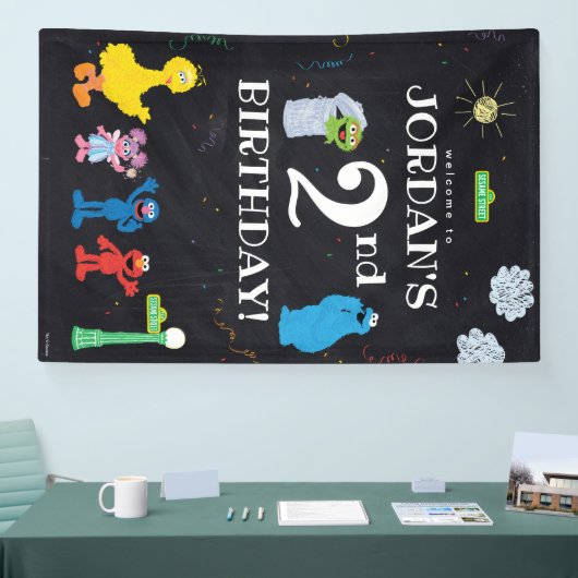 ゴマストリートパル | 2nd誕生日へようこそ 横断幕 (トレードショー)