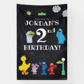 ゴマストリートパル | 2nd誕生日へようこそ 横断幕 (縦)