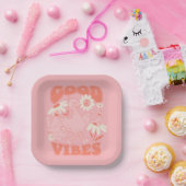 ゴマストリートパル | Good Vibes ペーパープレート (パーティー)