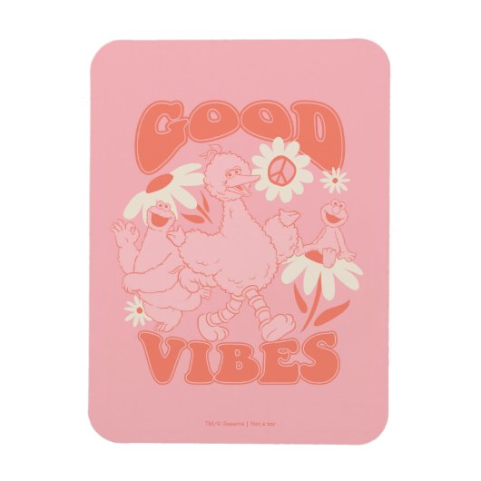 ゴマストリートパル | Good Vibes マグネット (縦)