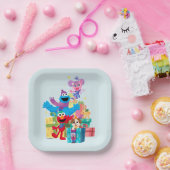 ゴマストリートパールとプレゼント ペーパープレート (パーティー)