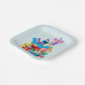 ゴマストリートパールとプレゼント ペーパープレート (傾斜あり)