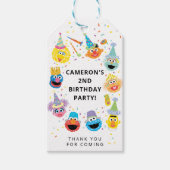 ゴマストリートパール紙吹雪ありがとう ギフトタグ (正面)