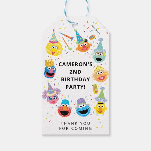 ゴマストリートパール紙吹雪ありがとう ギフトタグ (裏面)