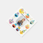 ゴマストリートパール紙吹雪誕生日 スタンダードカクテルナプキン (角)