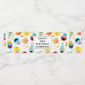 ゴマストリートパール紙吹雪誕生日 ペットボトルラベル (シングルラベル)