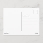 ゴマストリートパール紙吹雪誕生日 ポストカード (裏面)