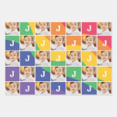 ゴマストリートパール虹の写真 ラッピングペーパーシート (正面3)