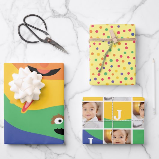 ゴマストリートパール虹の写真 ラッピングペーパーシート (正面)