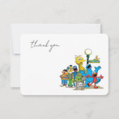 ゴマストリートパール赤ちゃんシャワーありがとう 招待状 (正面)