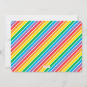 ゴマストリートパール1st誕生日と写真 招待状 (裏面)