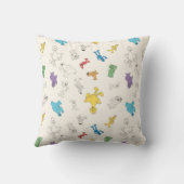 ゴマストリートパール |カラフルヴィンテージ クッション (裏面)