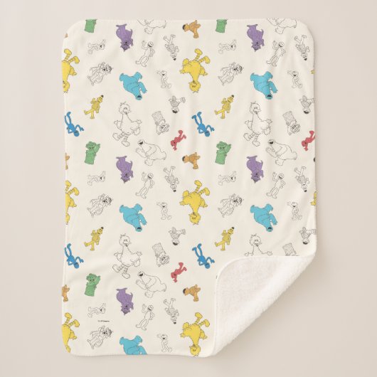 ゴマストリートパール |カラフルヴィンテージ シェルパブランケット (正面)