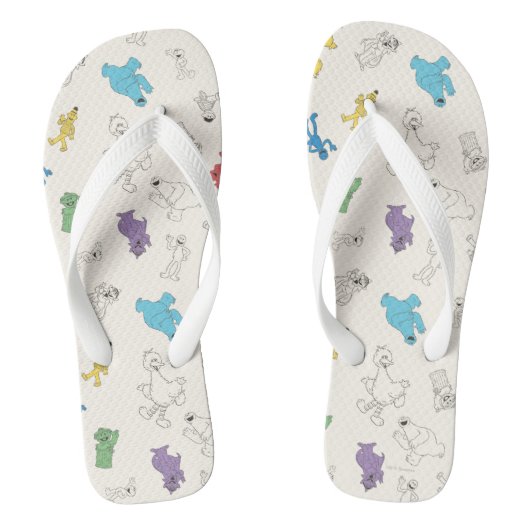 ゴマストリートパール |カラフルヴィンテージ ビーチサンダル (フットベッド)