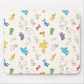 ゴマストリートパール |カラフルヴィンテージ マウスパッド (正面)